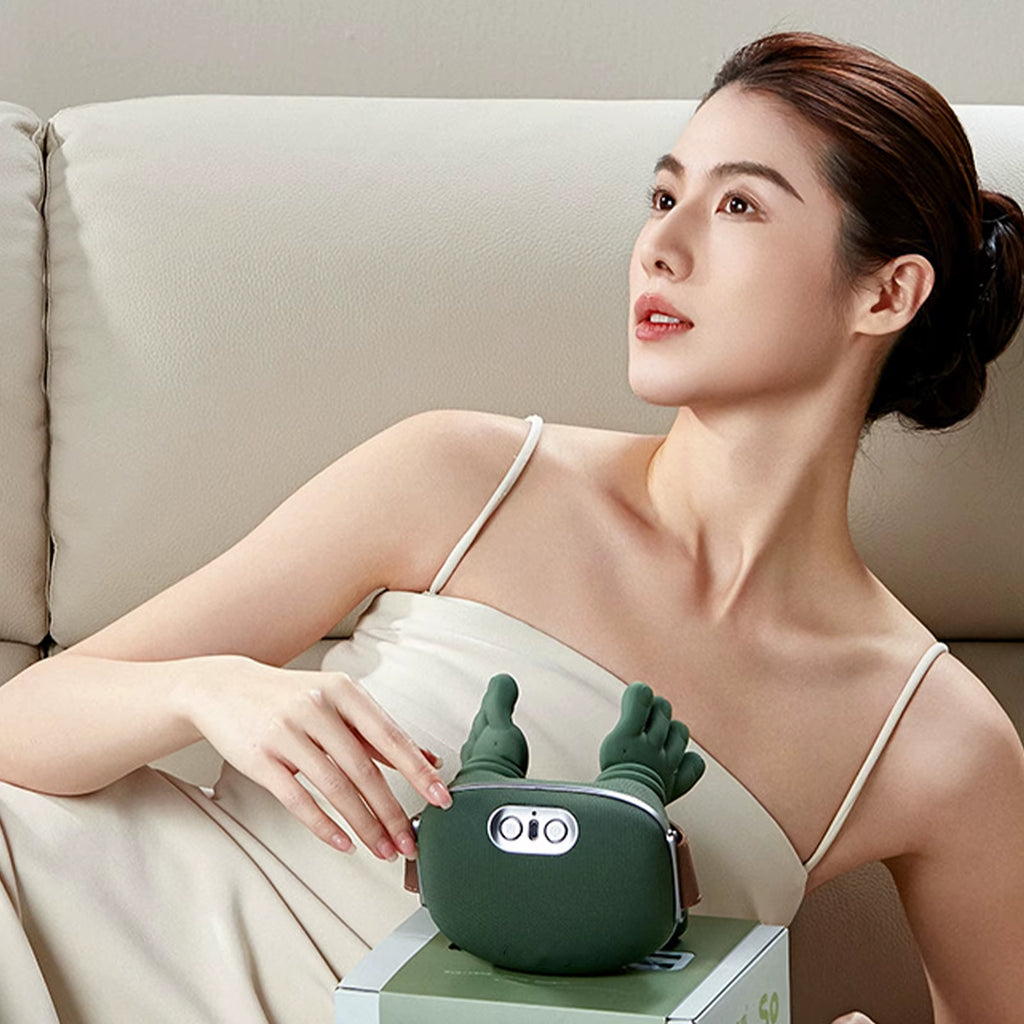 Cervical Massager Deep Tissue Shiatsu Electric Massager Rechargeable Kneading Massager Gifts for Mom Dad Men Women Her Him