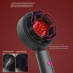 Electric Micro-Current Massage Comb 660Nm Red Light Hair Care Comb Kneading Relax Head Scalp Massager Blood Circulation