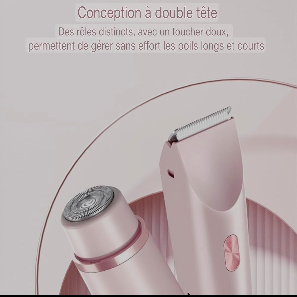 Electric Shaver for Women Female Razor Bikini Trimmer Facial Shavers for Ladies Body Underarms Legs Portable Painless Epilator