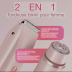 Electric Shaver for Women Female Razor Bikini Trimmer Facial Shavers for Ladies Body Underarms Legs Portable Painless Epilator