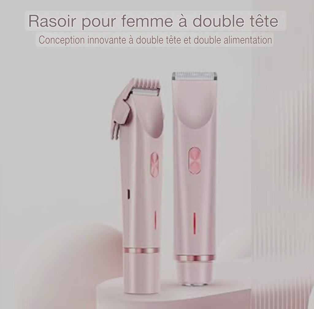 Electric Shaver for Women Female Razor Bikini Trimmer Facial Shavers for Ladies Body Underarms Legs Portable Painless Epilator