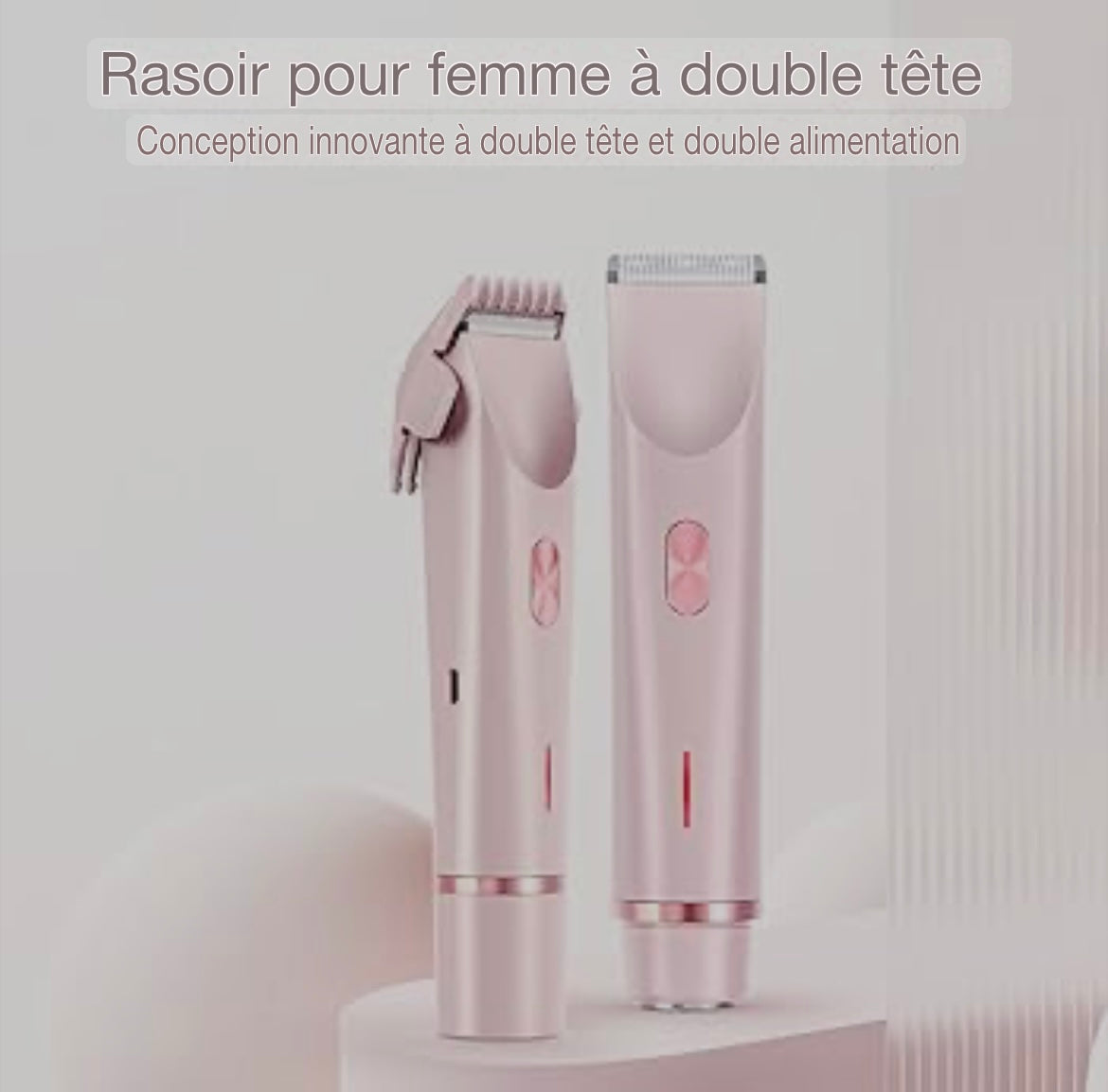 Electric Shaver for Women Female Razor Bikini Trimmer Facial Shavers for Ladies Body Underarms Legs Portable Painless Epilator