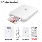HPRT MT53 3Inch Zink Small Inkless Photo Printer Directly Connected to Mobile Phone with Color HD Restoration Suppor IOS Android